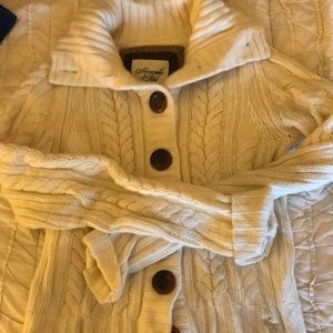 Abercrombie Cream Cardigan